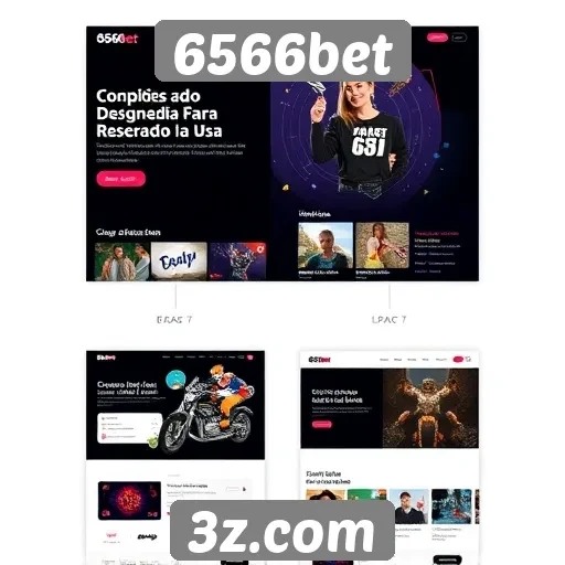 A evolução do design do site 6566bet