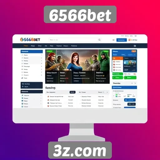 Avaliação da interface do usuário no site 6566bet